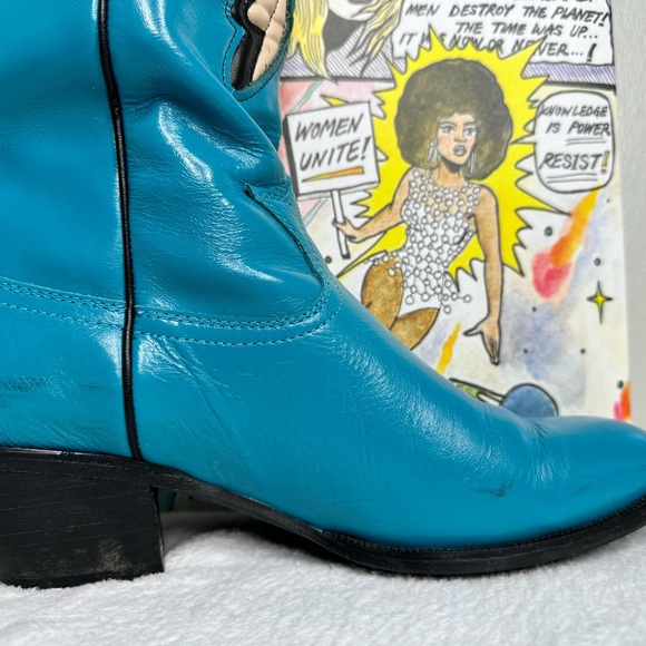 Fly-Away Boot by Jeffery Campbell in blue - Picture 5 of 5
